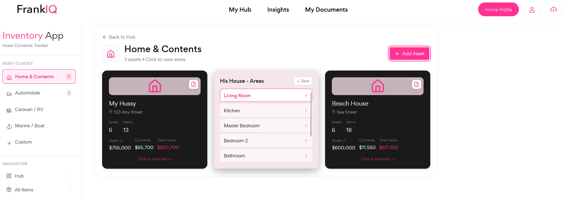 Search on a 'Per Location' basis